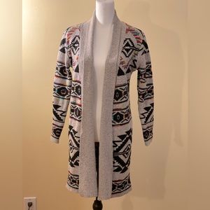 Northern Angel Open Front long Cardigan Sweater Women's M